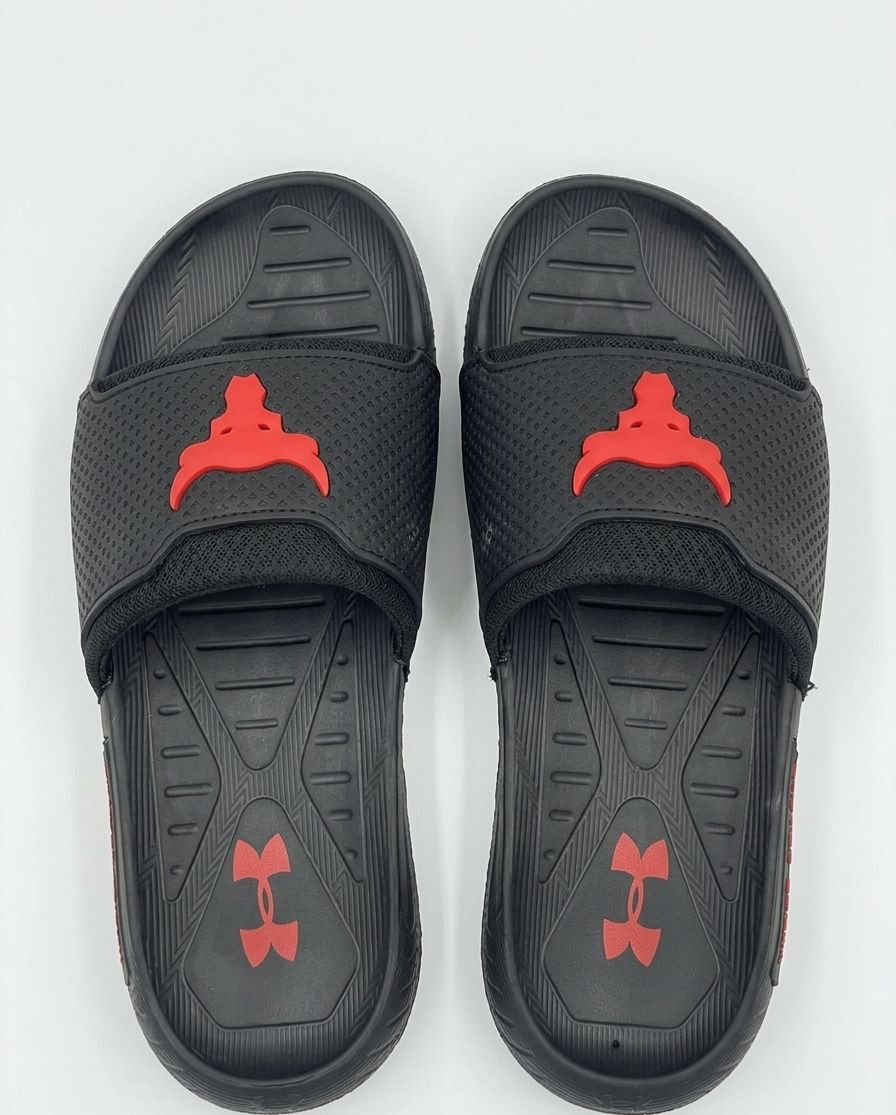 Under Armour Project Rock Slides – Ultimate Comfort & Bold Style for Men