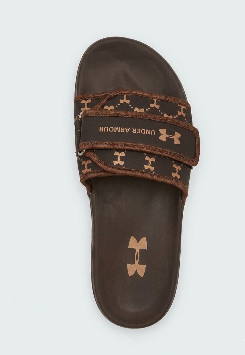 Premium Under Armour Adjustable Slippers for Men – Everyday Comfort & Sleek Design